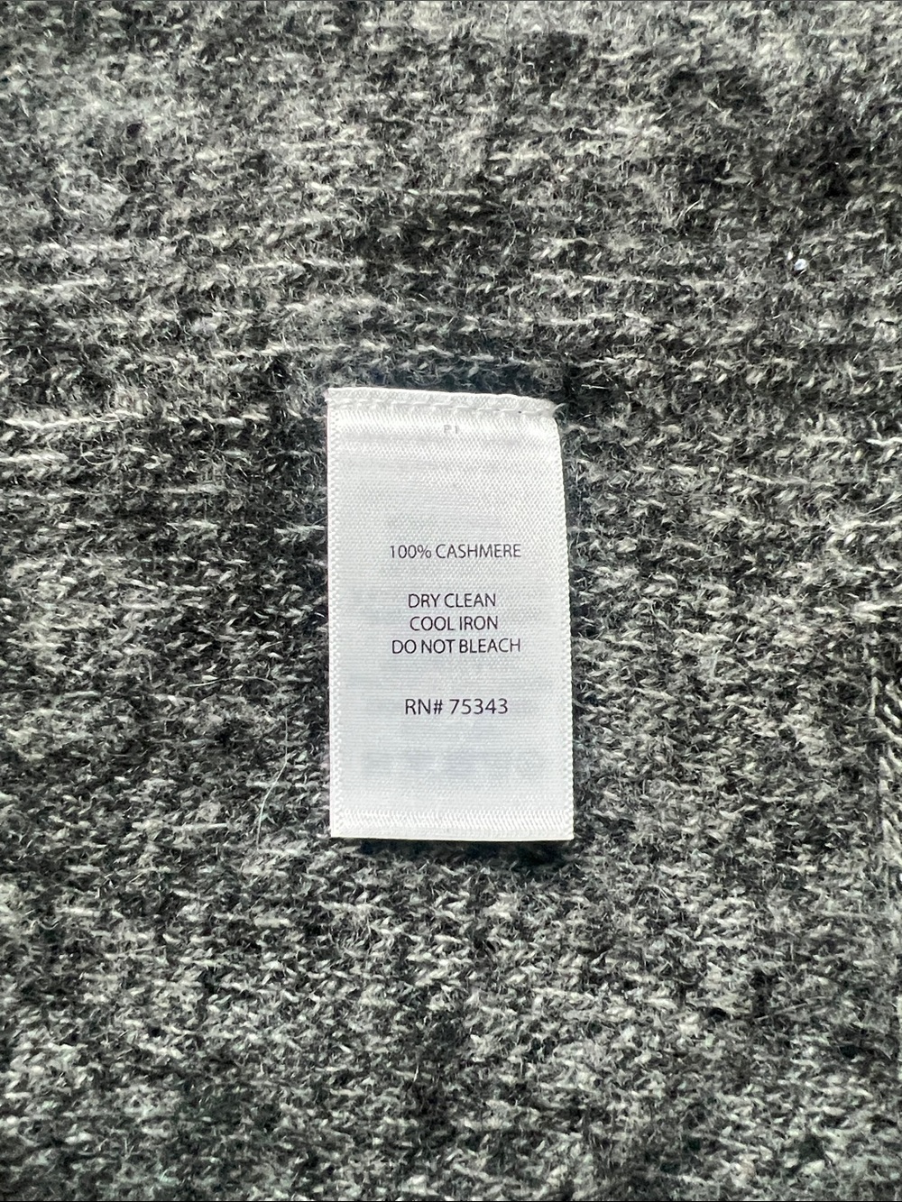 Cynthia Rowley Heathered Gray Open-Front Cardigan - Picture 4 of 6